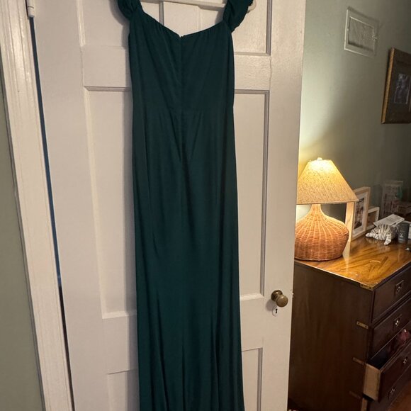 Reformation Marilyn Dress size 4 Emerald - Picture 4 of 6